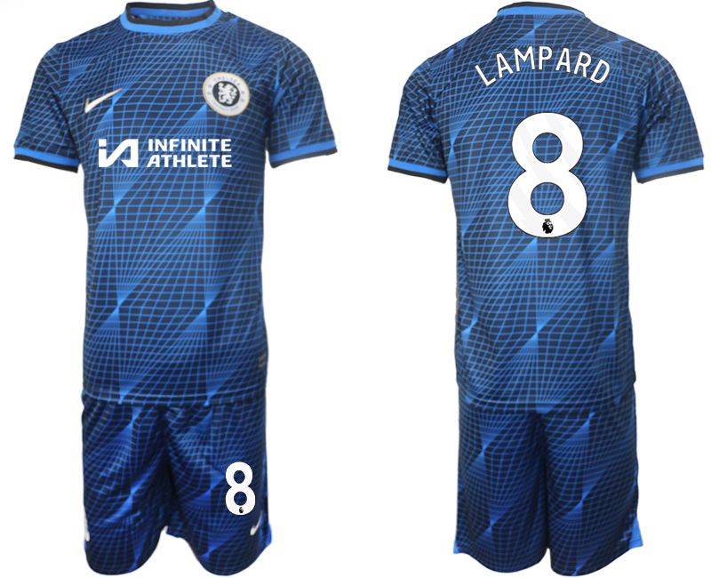 Men 2023-2024 Club Chelsea away blue #8 Soccer Jersey->chelsea jersey->Soccer Club Jersey